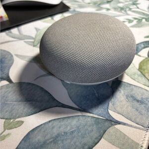Gray Google nest dot